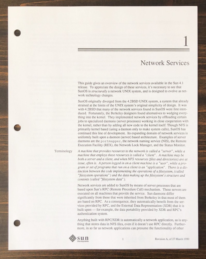 Sun Microsystems - Network Programming Guide Manual (1990)