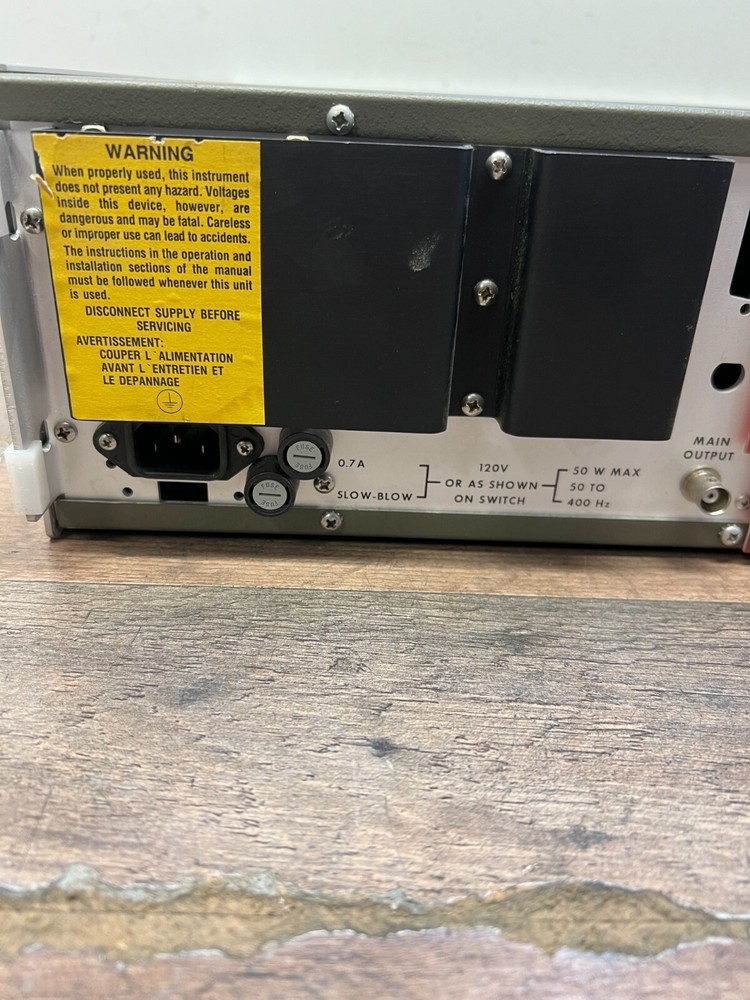 PTS Frequency Synthesizer 250 Programmed Test Sources 1-250 MHz