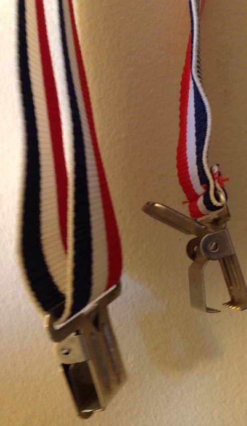 Red White And Blue Custom suspenders