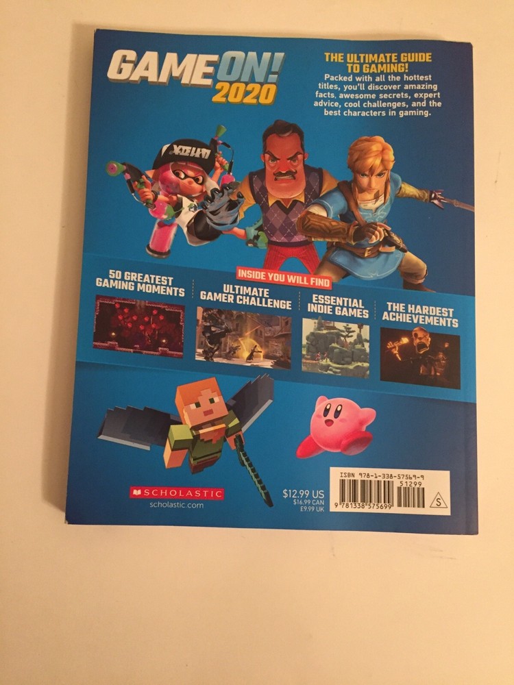 Game On! 2020 Gamers Paperback Book Scholastic