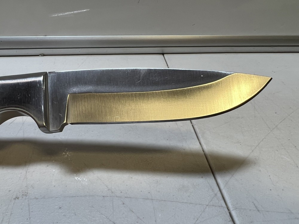Custom 9.5" Fixed Knife w/ Bone Handle