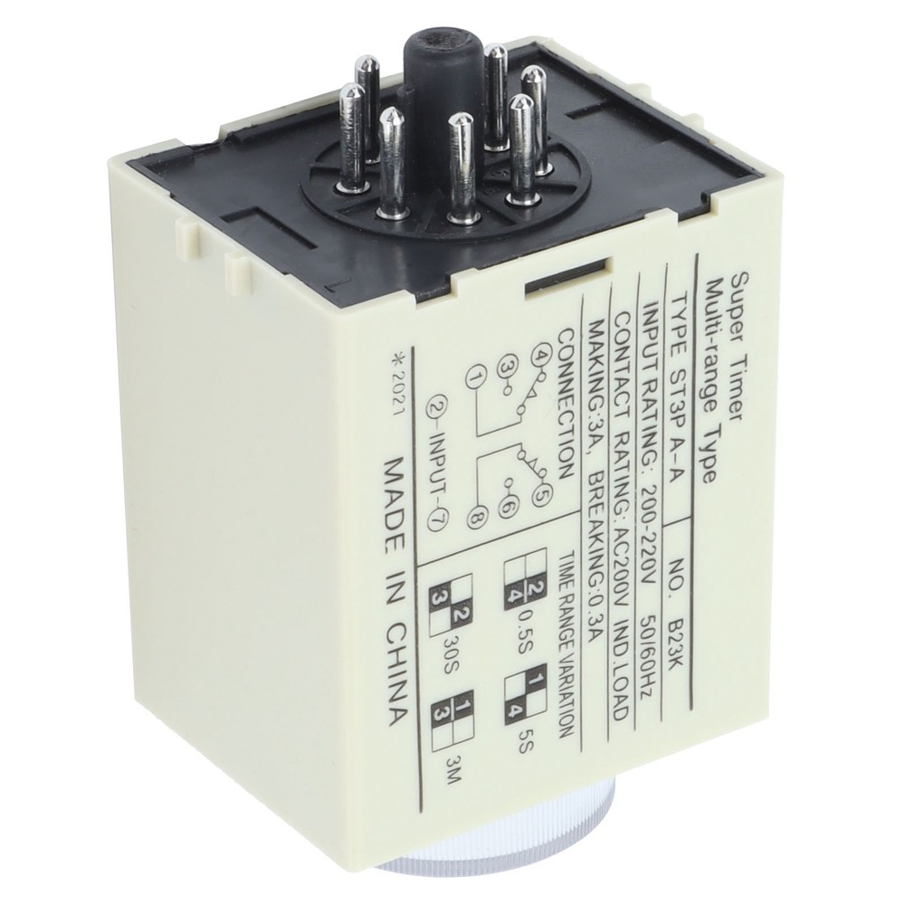 (DC24V)BERM Time Relay Adjustable Power On Timer Delay Accessory Replacement