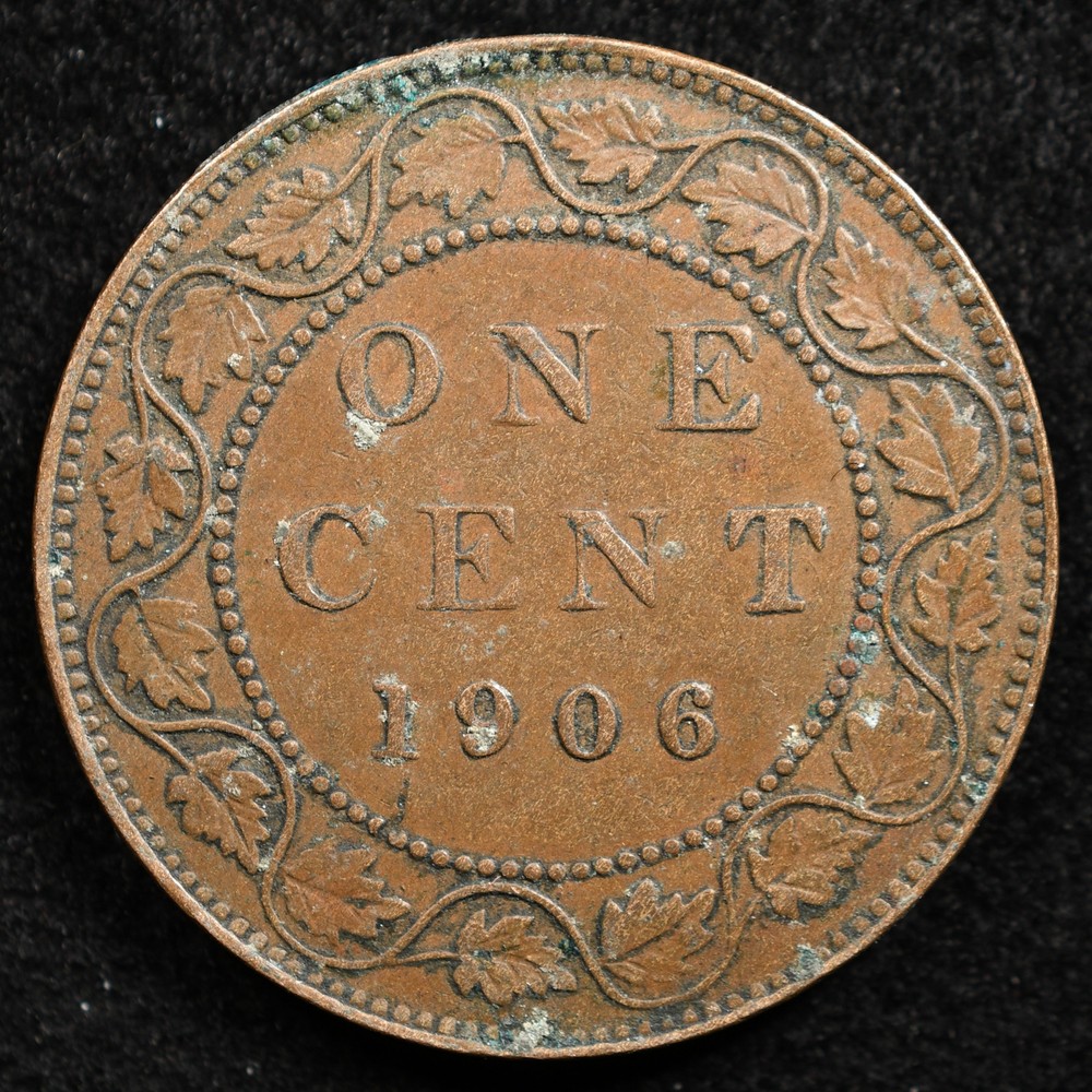 Canada 1 Cent 1906, Coin, Inv#F727