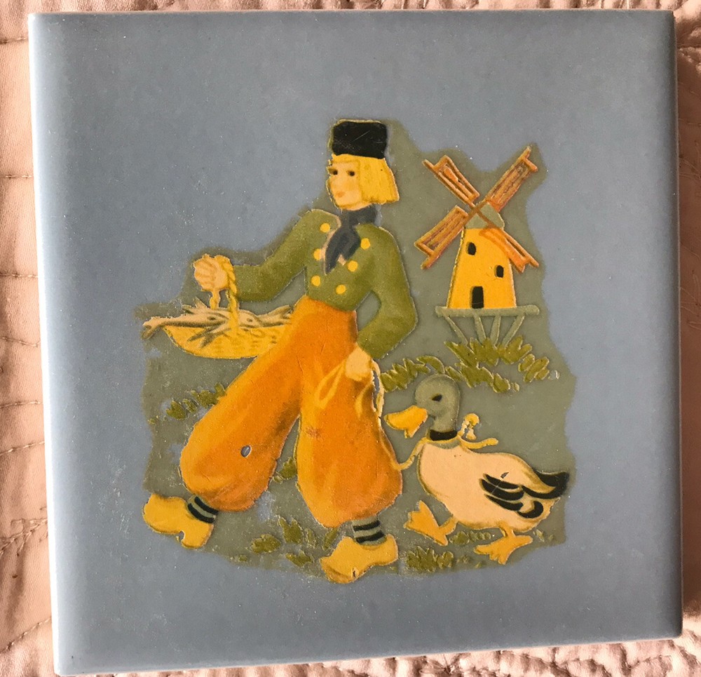 Four (4) Dutch Tiles