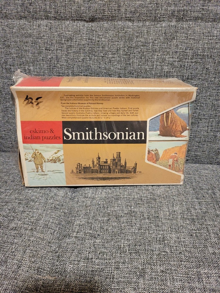 Vintage Smithsonian eskimo & indian puzzles