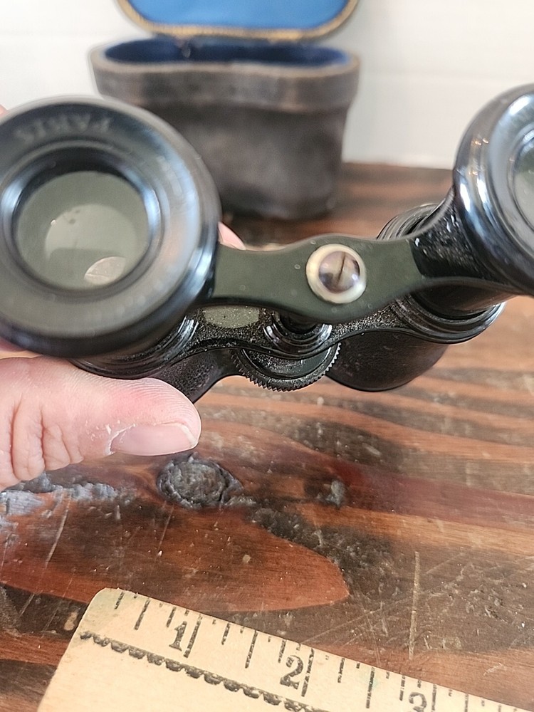 Fleurigny Paris Vintage Opera Glasses Binoculars w/Case