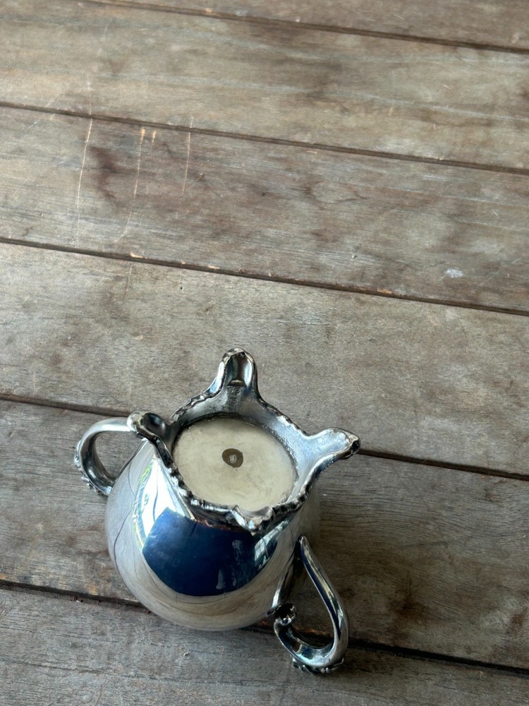 Vintage Sugar Bowl Silverplated