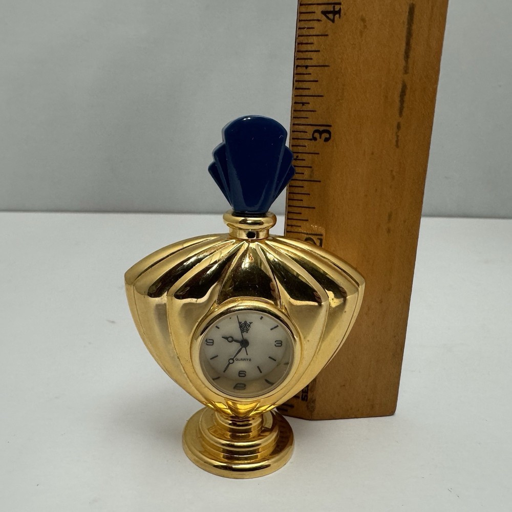 Vintage Timex Perfume Bottle Clock - Needs Battery