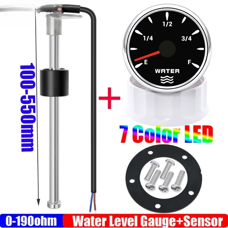 Water Float Sensor + Water Level Indicator, Water Tank, Meter, Display