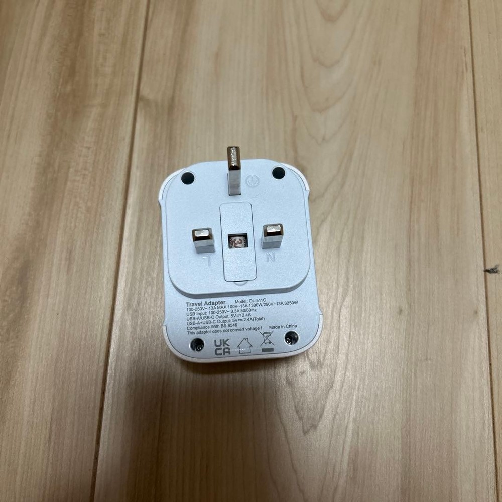 Overseas Adapter Plug, BF Type Outlet