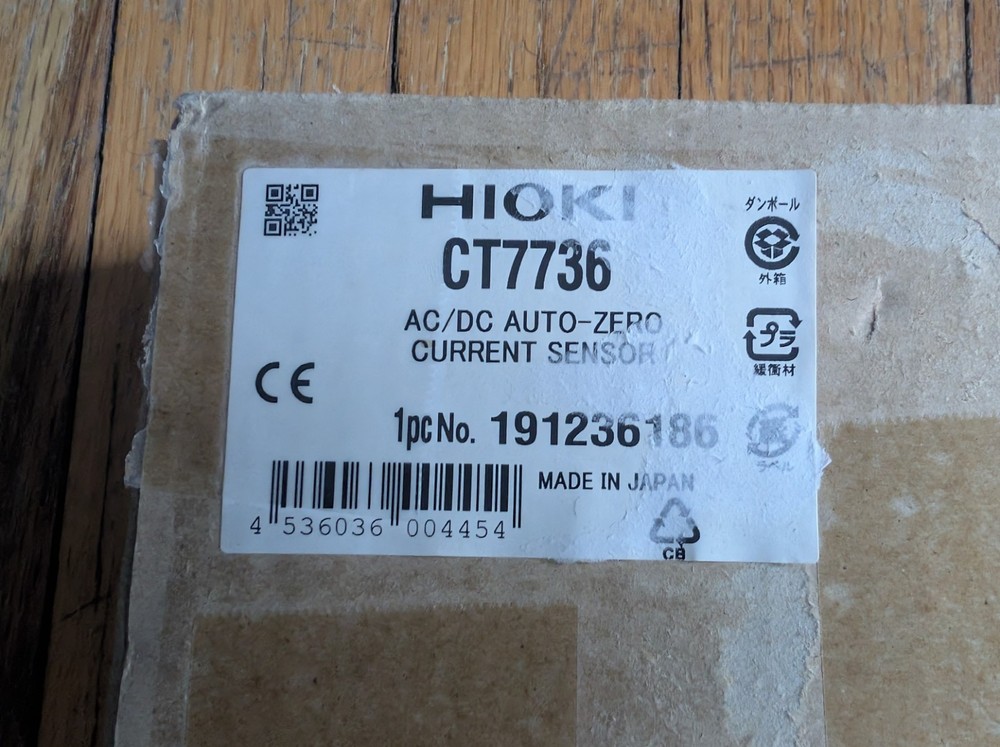 HIOKI AC/DC Auto-Zero Current Sensor CT7736 NEW