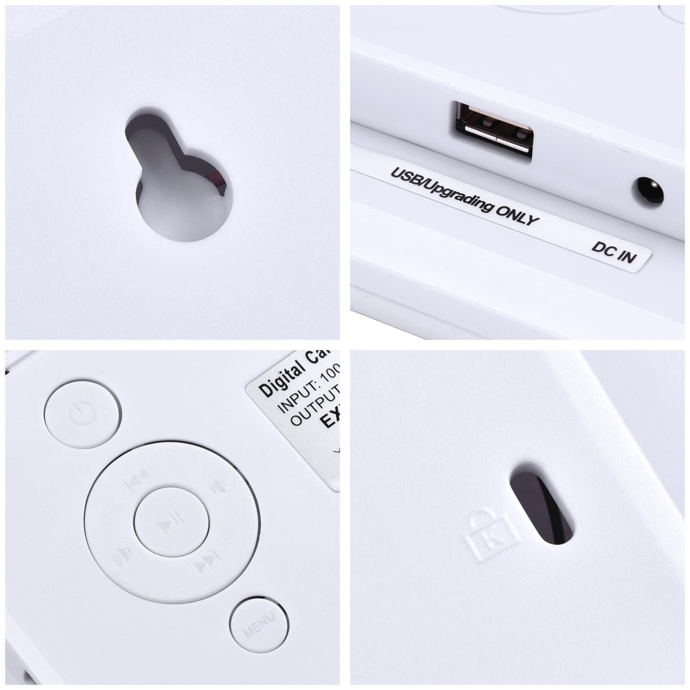 8" LCD Digital Calendar Day Clock