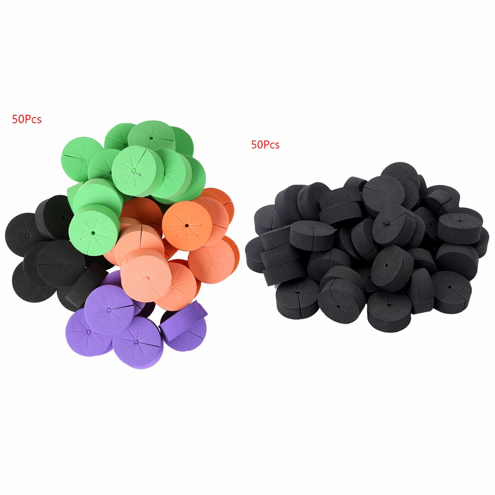50 Pack Garden Clone Collars Inserts for Hydroponics Cloning,Plant Germination