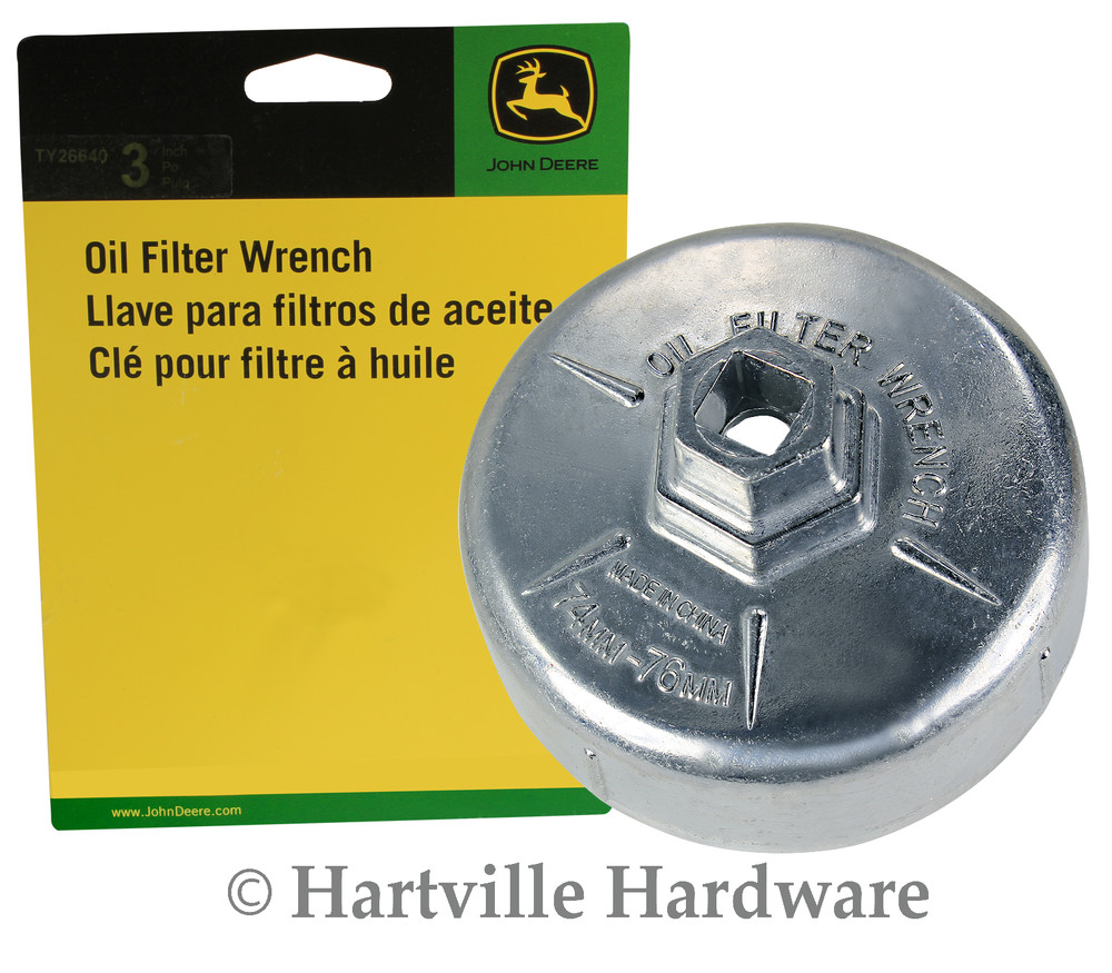 John Deere TY26640 Filter Wrench,  3"