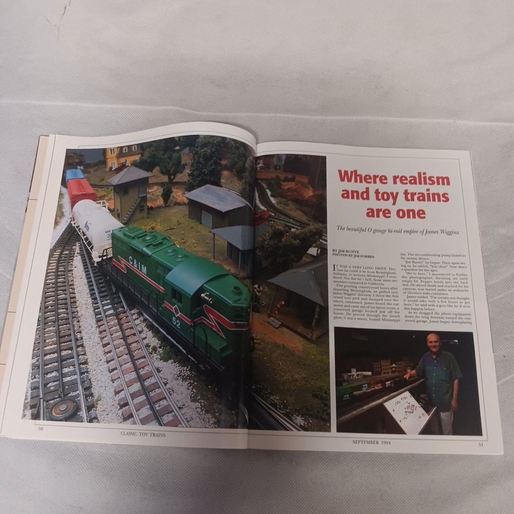 Classic Toy Trains Magazine September 1994