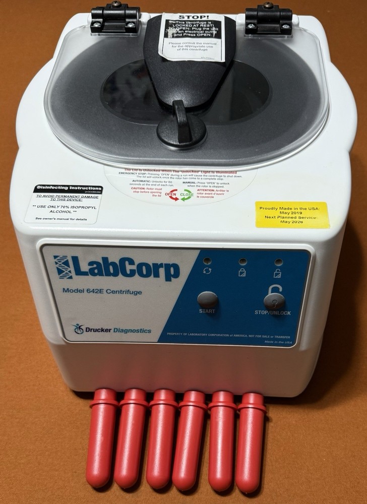 LabCorp Model 642E Centrifuge Drucker Diagnostics