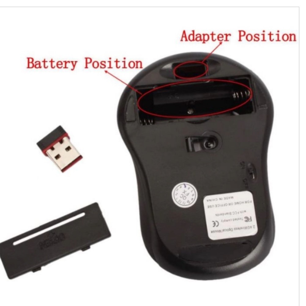 SANOXY Wireless Optical Precision Mouse Black