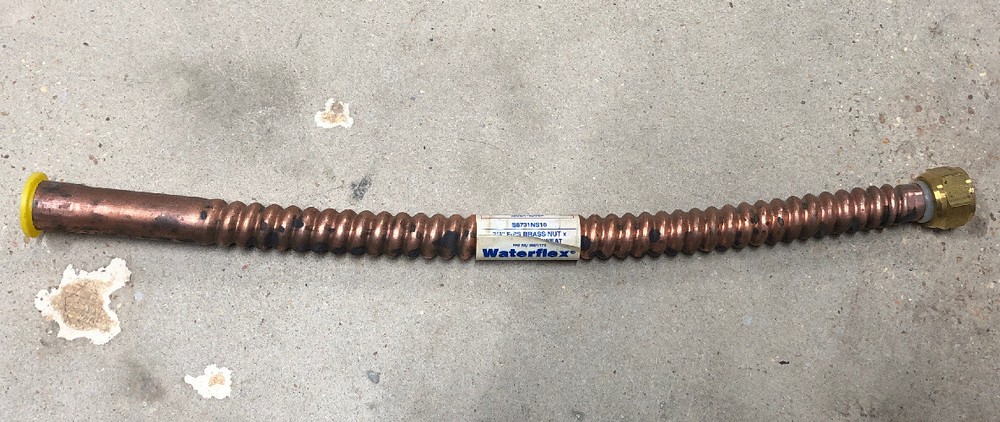 NOS Eastman Waterflex 18'' 3/4 FIP - 3/4 Sweat Cooper- water only 3501171.