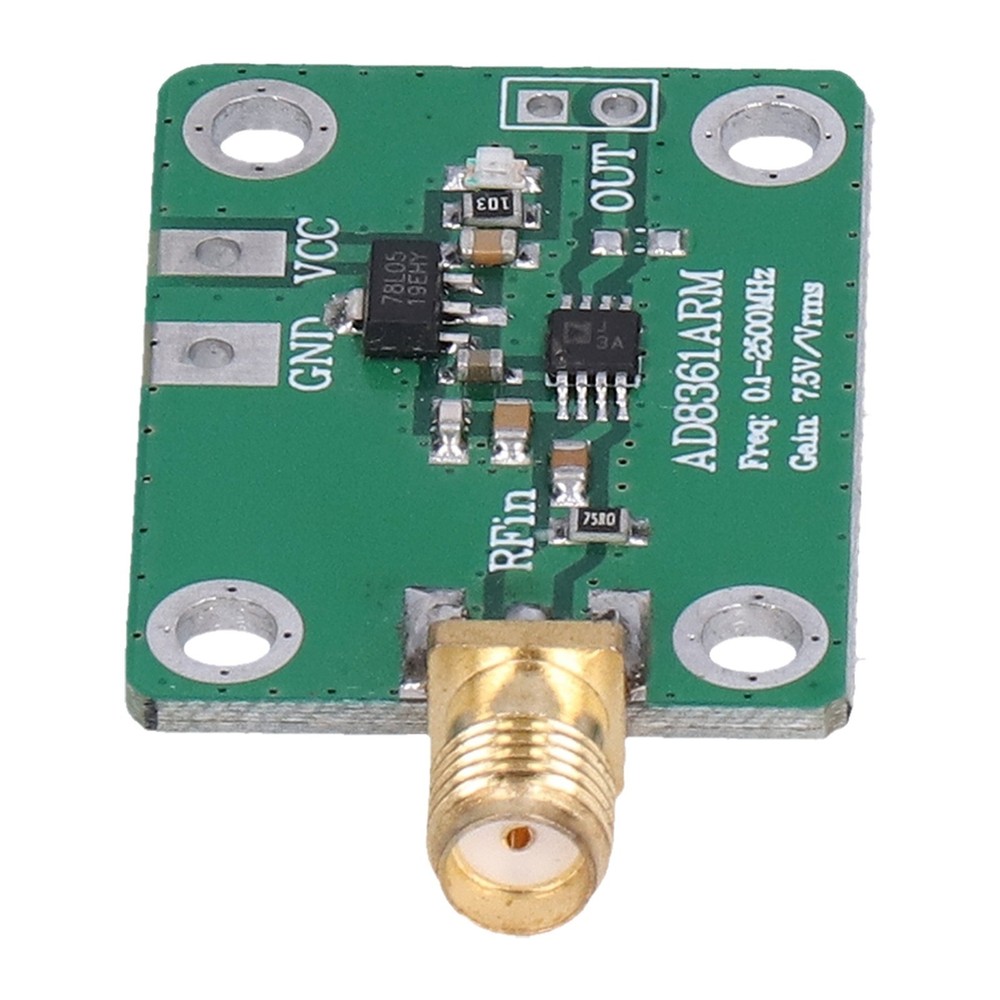 Frequency Detector Module RF Microwave AM Detection Board 0.1‑2.5GHz Accessory