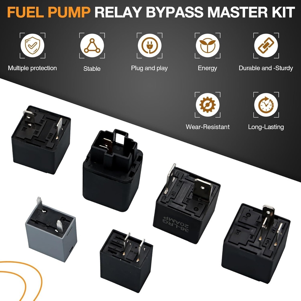 Relay Bypass Master Switch Kit Pack of 6 Relay Tester Switch Kit Scan Tool