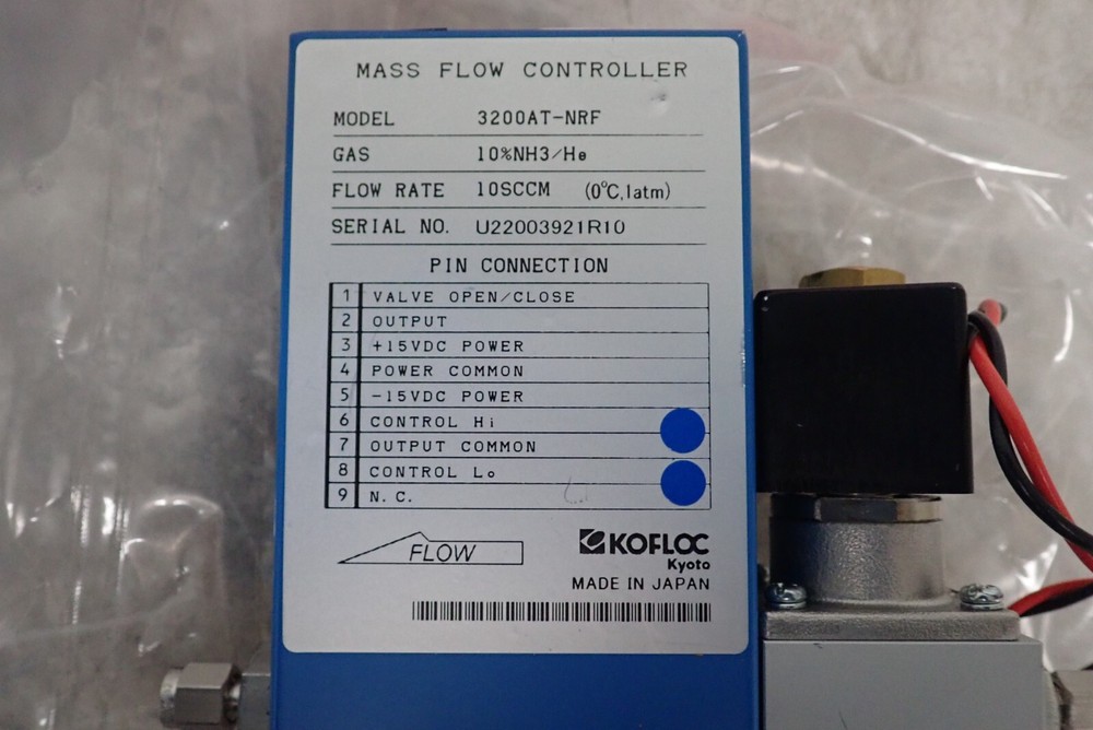 Kofloc 3200 Mass Flow Controller Model 3200AT-NRF