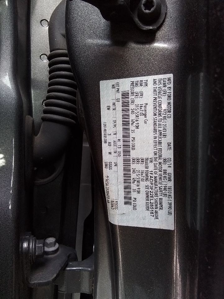 2014 Ford Focus Front 4.2" Dash Display Screen w/Sync from 01/02/14