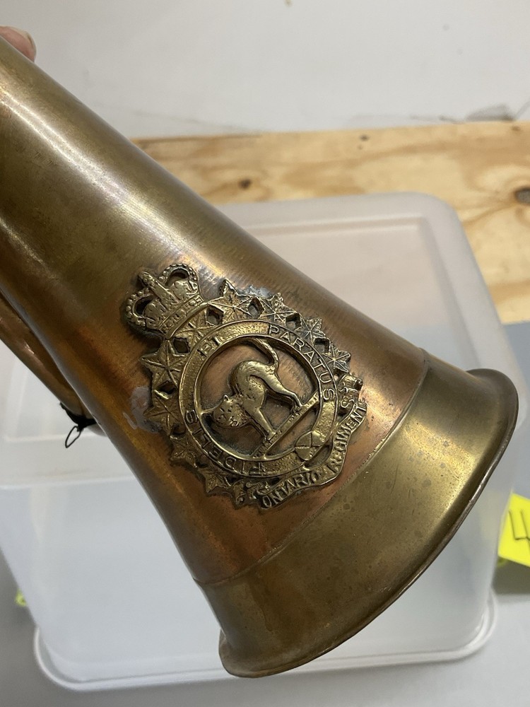 WW2 BRITISH BUGLE- Reproduction- y444