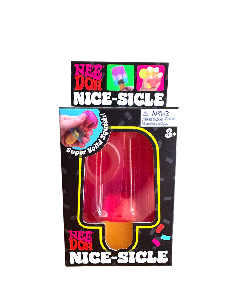 AUTHENTIC Needoh Nice-Sicle (red, pink, orange)