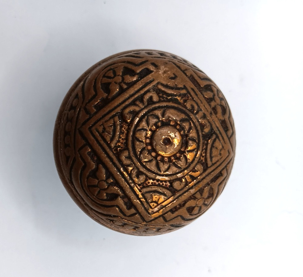 Antique Vintage Solid Brass Eastlake Doorknob Corbin
