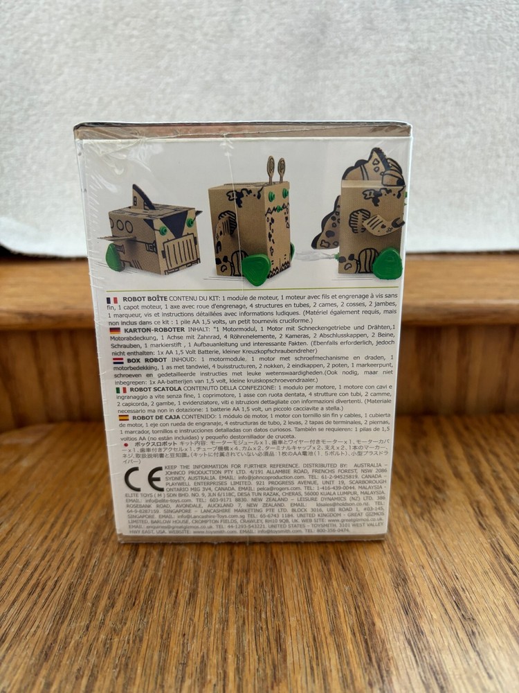 BOX ROBOT 4M GREEN SCIENCE SEALED NEW