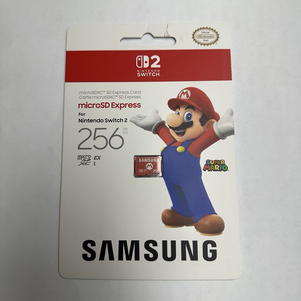 Samsung Micro SD Express Nintendo Switch 2 256 GB - New
