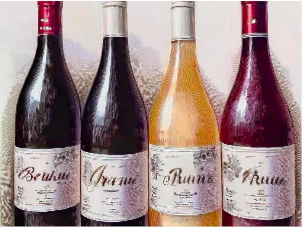 Tile Mural Still Life Four Bottles Wine Kitchen Wall Backsplash Marble Ceramic