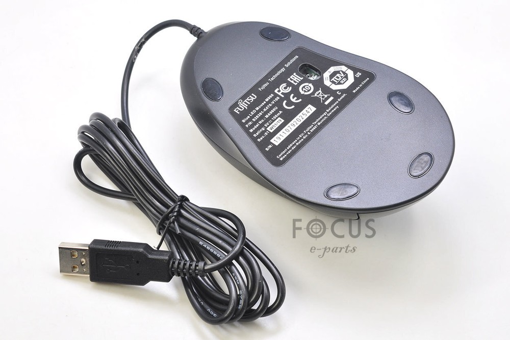 MA960U Original Fujitsu DPI Office Learning Game Notebook Desktop Wired Mouse
