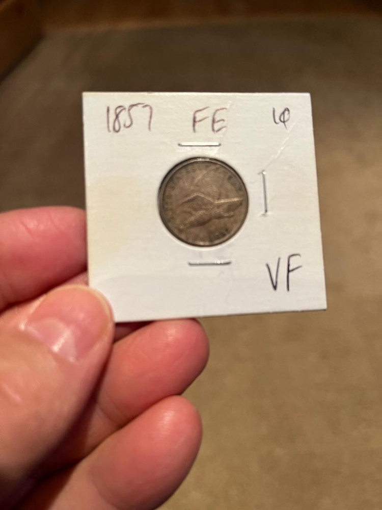 1857 Flying Eagle Cent "VF++" *Free S/H After 1st Item*