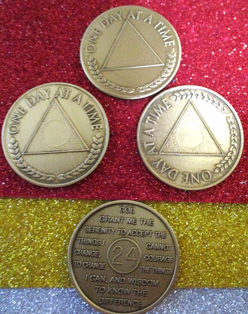 Bronze Coin Rule 62 12 Step Program Pocket Token