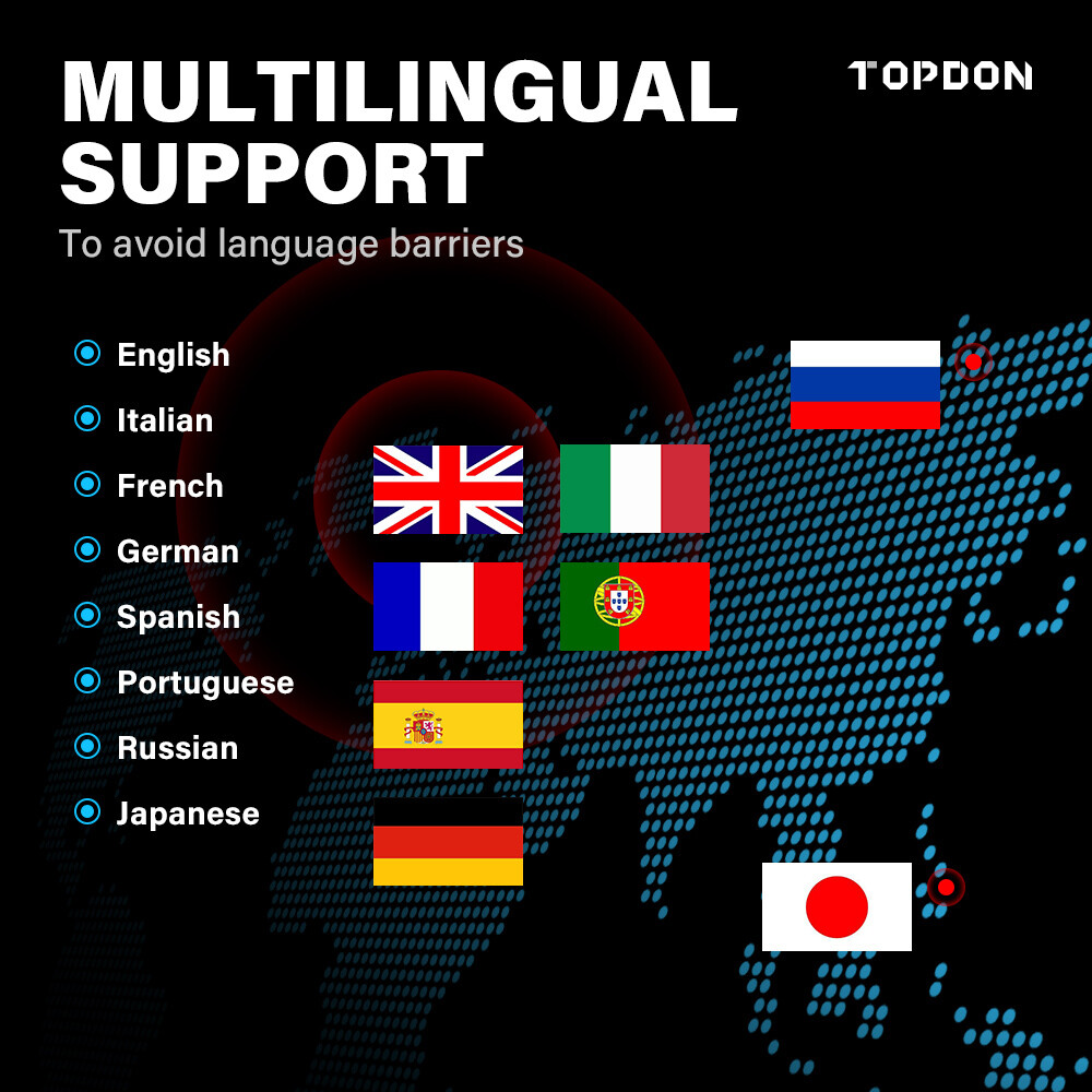 TOPDON ArtiDiag800BT OBD2 Scanner Code Reader Diagnostic Tool IMMO TPMS Kit