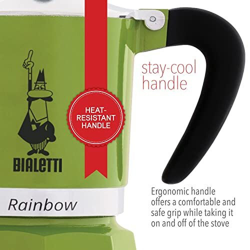 4972 Rainbow Espresso Maker Green