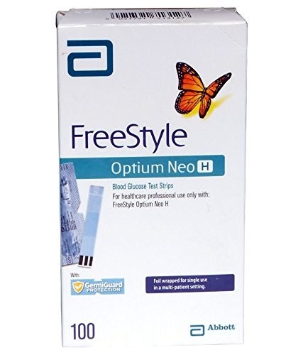 Freestyle Optium Neo H 100 Strips By Abbott - FREE SHIP