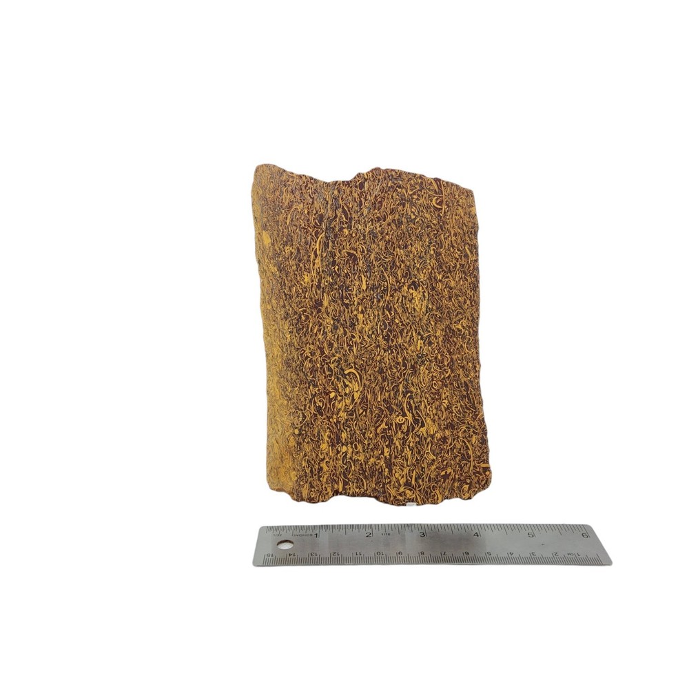 Calligraphy Jasper, Script Stone, slab, cabbing rough, #R-7053