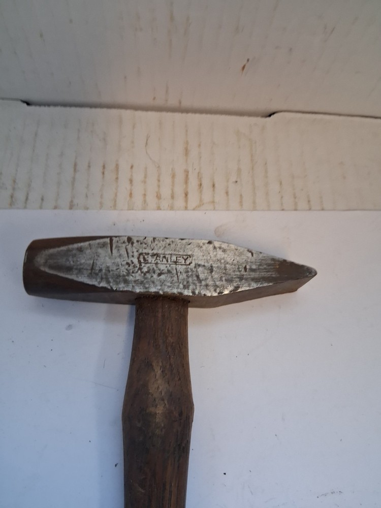 Vintage cross peen Stanley hammer, Bell System
