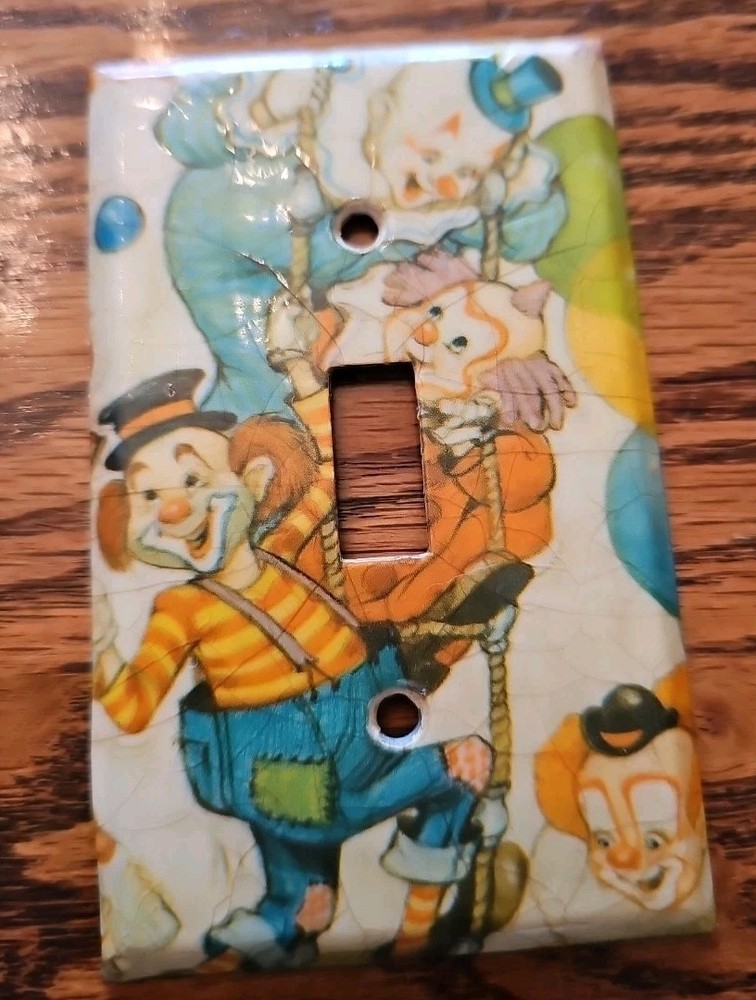 1970's Clown Light Switch