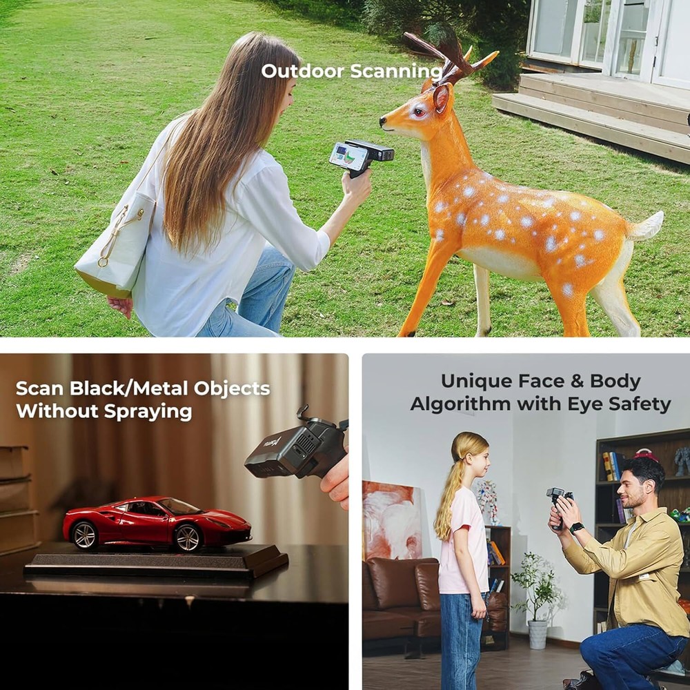 【Refurbished】 Creality Otter Lite Handheld 3D Scanner 30fps 0.05mm Accuracy