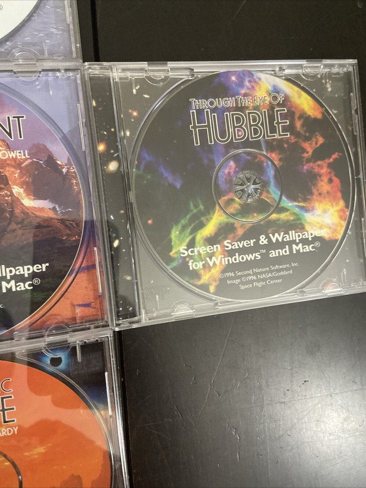 VTG Artwork Computer Lot 10 Second Nature Screen Savers Space Celestial Universe