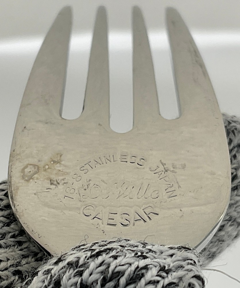 DeVille 18-8 Stainless Japan Caesar Pattern 28 Pieces Flatware Incomplete Set