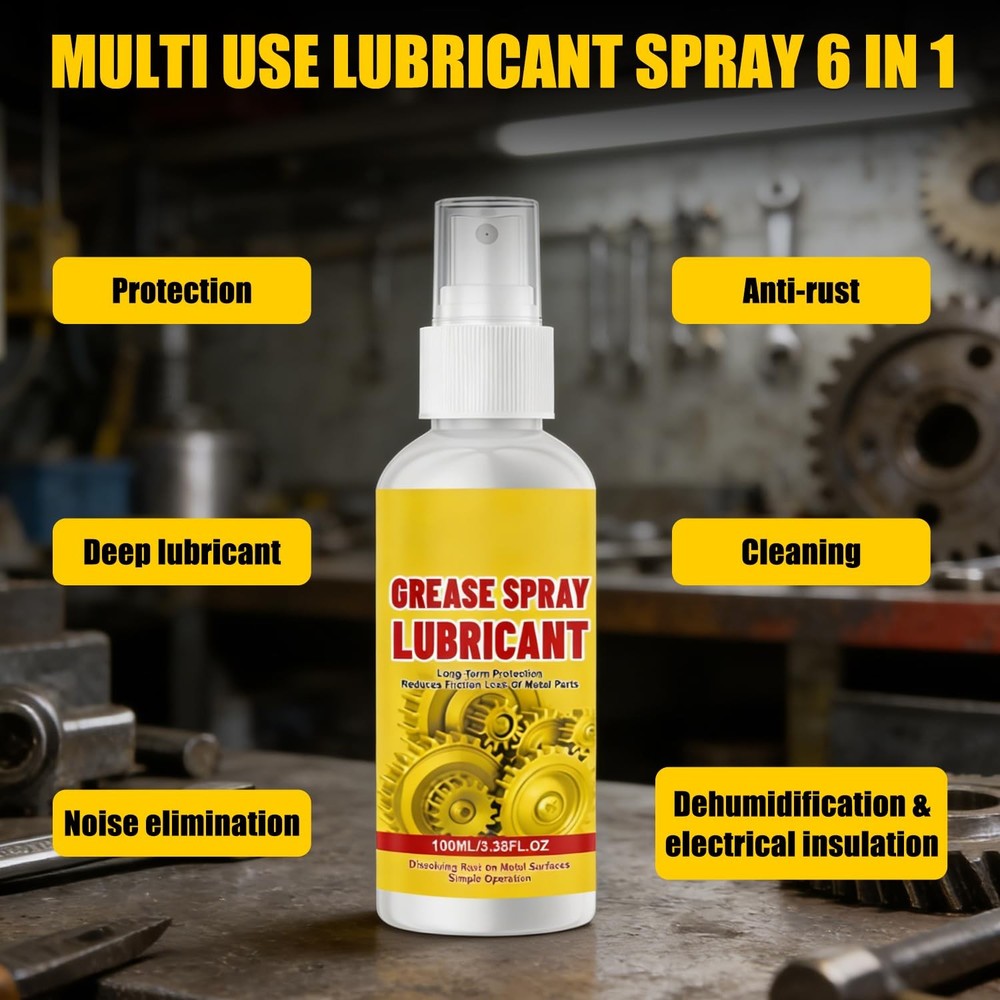Anti-Rust Lubricant Spray & Rust Removerm, Multi-Purpose Rust...