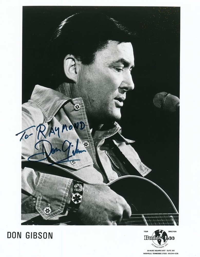 Don Gibson- Signed B&W Photograph (Music)