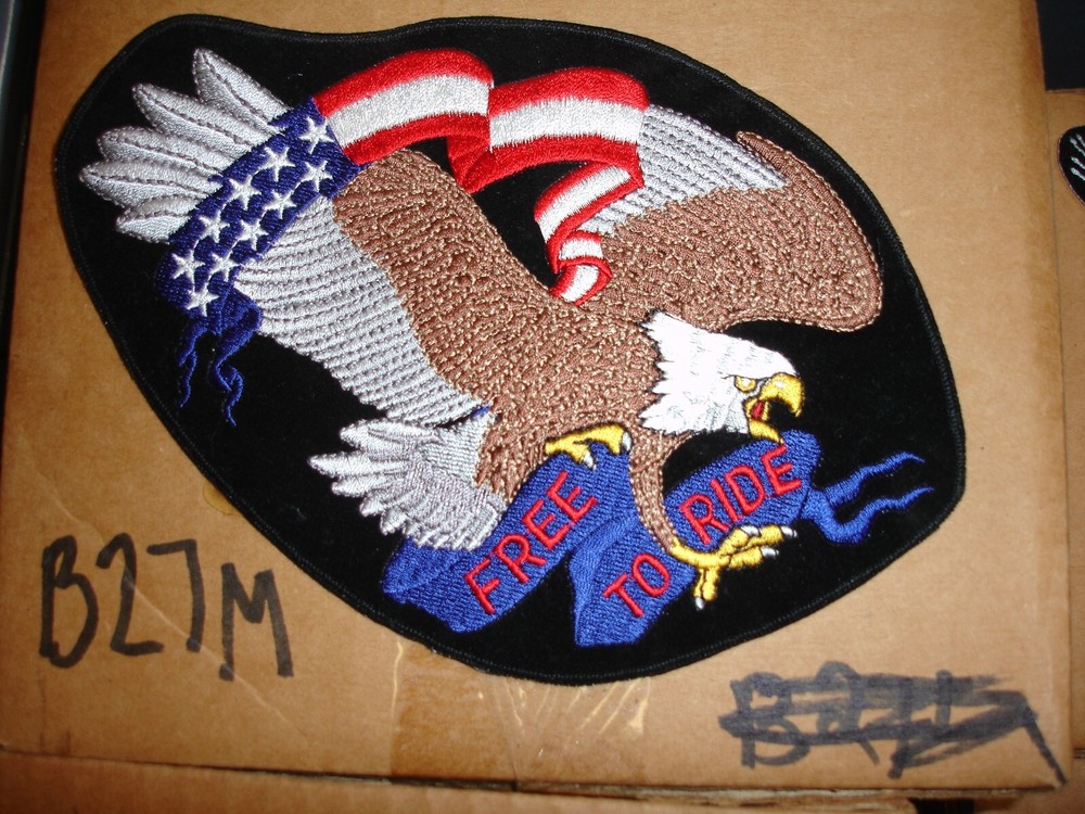 Free To Ride Patch large patch