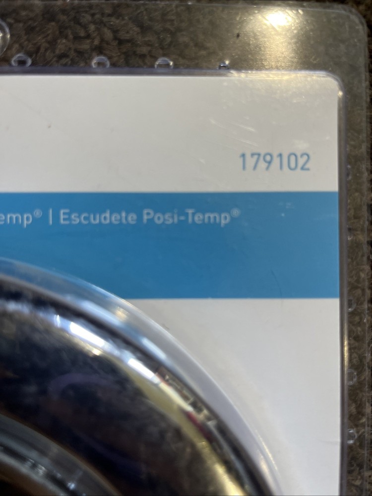 Moen Replacement Posi-Temp Escutcheon Plate, Chrome Model 179102