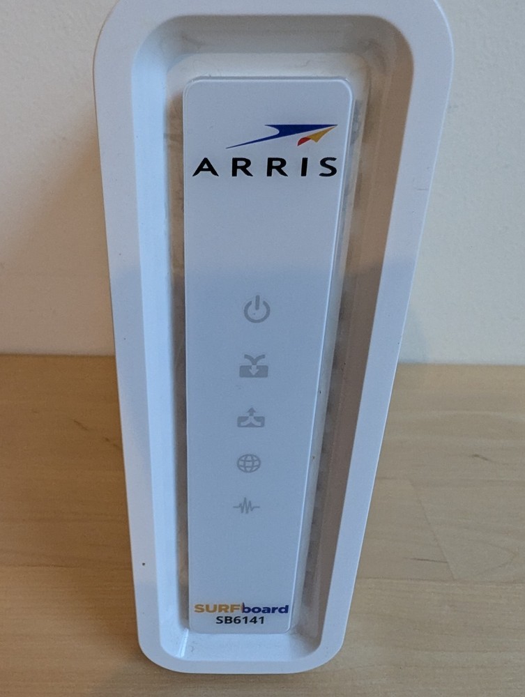 ARRIS Surfboard SB6141 343 Mbps Cable Modem, White