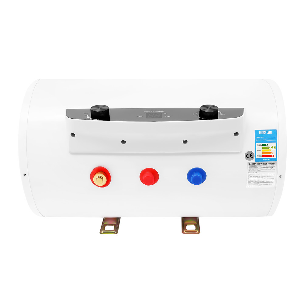 35L/9.25gal Wall-mounted Electric Tank Hot Water Heater with Hand Shower 1500W